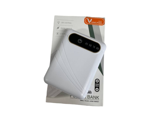 Power Bank Viaking 50000 mAh N-8 для телефона та портативної техніки Білий Power Bank Viaking 50000 mAh N-8 для телефона та портативної техніки Білий