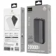 Зовнішній акумулятор Power bank 20000 mAh з USB, Lenyes PX263, Повербанк зі швидким заряджанням