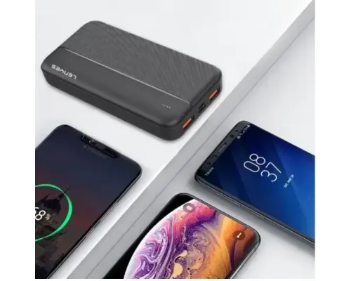Зовнішній акумулятор Power bank 20000 mAh з USB, Lenyes PX263, Повербанк зі швидким заряджанням Зовнішній акумулятор Power bank 20000 mAh з USB, Lenyes PX263, Повербанк зі швидким заряджанням