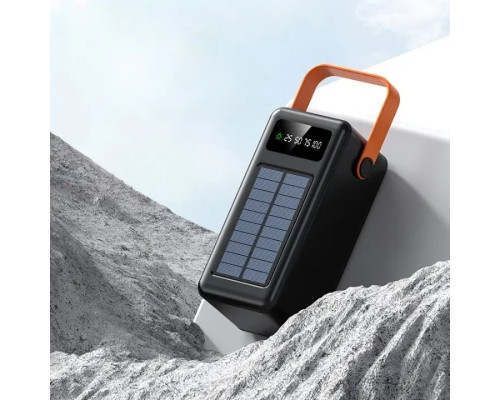 Портативний зарядний пристрій із сонячною панеллю Power Bank YM-639 CX Зовнішній акумулятор на 120000 mAh