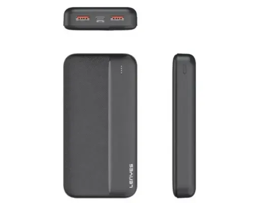 Зовнішній акумулятор Power bank 20000 mAh з USB, Lenyes PX263, Повербанк зі швидким заряджанням Зовнішній акумулятор Power bank 20000 mAh з USB, Lenyes PX263, Повербанк зі швидким заряджанням
