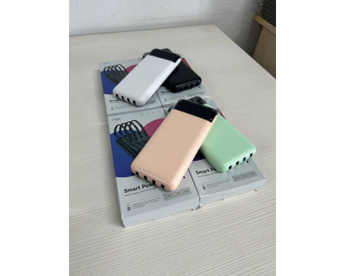 Повербанк KT T51X 50000mAh з 4 кабелями і 2 USB-портами Білий Повербанк KT T51X 50000mAh з 4 кабелями і 2 USB-портами Білий