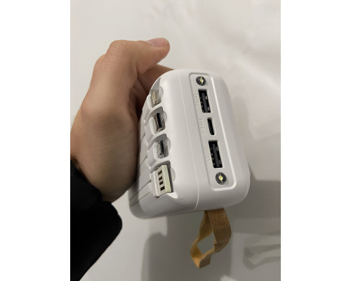 Повербанк Viaking 30000 mAh с солнечной панелью, 4 кабеля, Портативное зарядное устройство Повербанк Viaking 30000 mAh с солнечной панелью, 4 кабеля, Портативное зарядное устройство