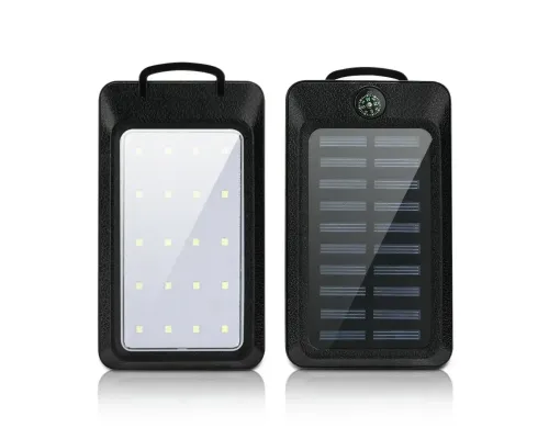 Power Bank 20000 mAh (No5 808) із сонячною панеллю й компасом