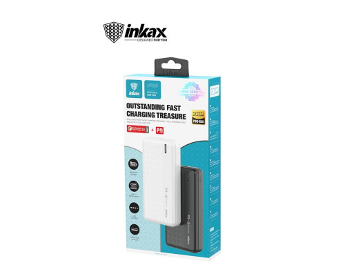 Зовнішній акумулятор Inkax PBQ-02A PD+QC 3.0 20000 Зовнішній акумулятор Inkax PBQ-02A PD+QC 3.0 20000
