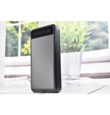 Повербанк KJ-P16 50000 mAh 5 В з ліхтариком портативний зарядний пристрій 20000mAh Чорний