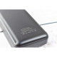 Повербанк KJ-P16 50000 mAh 5 В з ліхтариком портативний зарядний пристрій 20000mAh Чорний