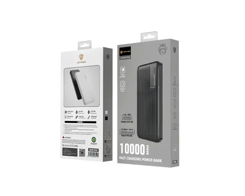 Зовнішній акумулятор PowerBank 10000 mAh, LENYES PX161 / Портативний акумулятор / Повербанк для телефона / УМБ Зовнішній акумулятор PowerBank 10000 mAh, LENYES PX161 / Портативний акумулятор / Повербанк для телефона / УМБ