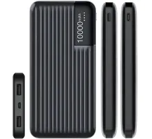 Зовнішній акумулятор PowerBank 10000 mAh, LENYES PX161 / Портативний акумулятор / Повербанк для телефона / УМБ