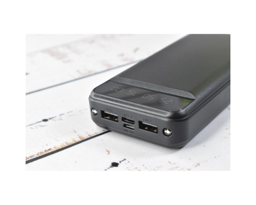 Повербанк KJ-P16 50000 mAh 5 В з ліхтариком портативний зарядний пристрій 20000mAh Чорний Повербанк KJ-P16 50000 mAh 5 В з ліхтариком портативний зарядний пристрій 20000mAh Чорний