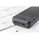Повербанк KJ-P16 50000 mAh 5 В з ліхтариком портативний зарядний пристрій 20000mAh Чорний