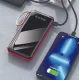 Power Bank повербанк ProTech 8000 mAh LED ліхтар, зарядний кабель 4в1 USB, Type-C, micro USB Z-15