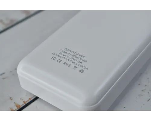 Power Bank Smart Intelligent Fast Charging KJ-P16 зарядний пристрій 50000mAh Білий Power Bank Smart Intelligent Fast Charging KJ-P16 зарядний пристрій 50000mAh Білий