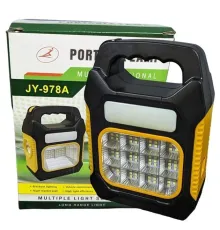 Ліхтар світлодіодний прожектор JY-978D-LED+12COB, Ліхтар аварійний світлодіодний акумуляторний