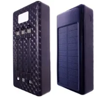 Мощный портативный Рowerbank UKC 8058 Solar Charger 60 000MAh, с солнечной панелью, кабелями и фонариком