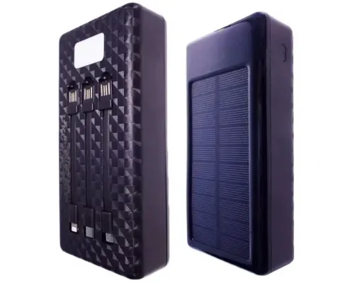 Потужний портативний Powerbank UKC 8058 Solar Charger 60 000MAh, із сонячною панеллю, кабелями та ліхтариком Потужний портативний Powerbank UKC 8058 Solar Charger 60 000MAh, із сонячною панеллю, кабелями та ліхтариком