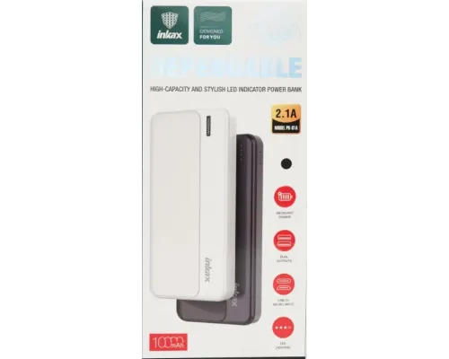 Повербанк Power Bank Inkax PB-01A 10000mAh Повербанк Power Bank Inkax PB-01A 10000mAh