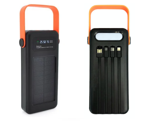 Power bank YM-635 400000mAh Solar Індикатор рівня заряду, для заряджання телефона з вбудованими кабелями Power bank YM-635 400000mAh Solar Індикатор рівня заряду, для заряджання телефона з вбудованими кабелями