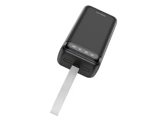 Повербанк BOROFONE J14B-30000 мА·год Power Bank з цифровим дисплеєм, ліхтариком, 2xUSB/type-c/micro usb NXS