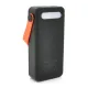 Power bank YM-635 400000mAh Solar Індикатор рівня заряду, для заряджання телефона з вбудованими кабелями