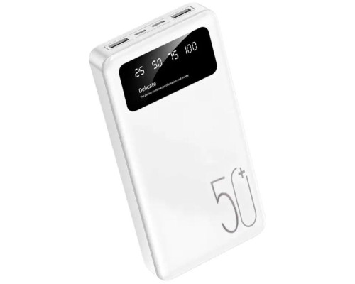 Зарядний пристрій Power Bank Viaking N5 50000 mAh. повербанк з дисплеєм і ліхтариком