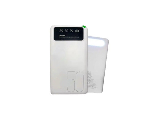 Зарядний пристрій Power Bank Viaking N5 50000 mAh. повербанк з дисплеєм і ліхтариком