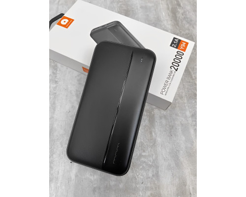 Потужний PowerBank WUW Y94 20000 mAh / Портативний зовнішній акумулятор чорний