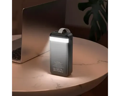 Повербанк BOROFONE J14B-30000 мА·год Power Bank з цифровим дисплеєм, ліхтариком, 2xUSB/type-c/micro usb NXS