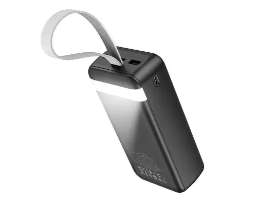 Повербанк BOROFONE J14B-30000 мА·год Power Bank з цифровим дисплеєм, ліхтариком, 2xUSB/type-c/micro usb NXS
