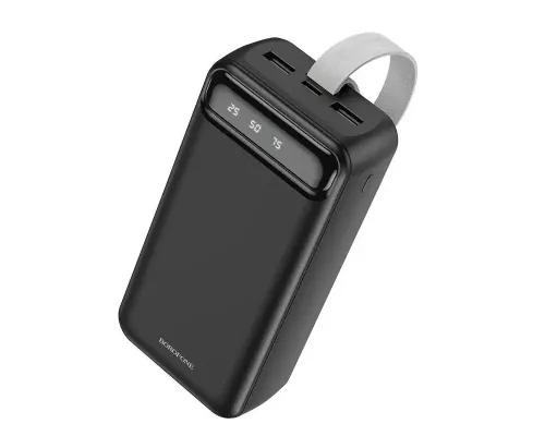 Повербанк BOROFONE J14B-30000 мА·год Power Bank з цифровим дисплеєм, ліхтариком, 2xUSB/type-c/micro usb NXS