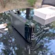 Павербанк 5000 mAh вбудовані кабелі USB, micro USB, Type-C, Lightning з Підставкою для телефона, Портативна