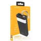 Повербанк BOROFONE BJ18-20000мАг Power Bank з цифровим дисплеєм, ліхтарем, 2хUSB Чорний BYT