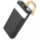 Повербанк BOROFONE BJ18-20000мАг Power Bank з цифровим дисплеєм, ліхтарем, 2хUSB Чорний BYT