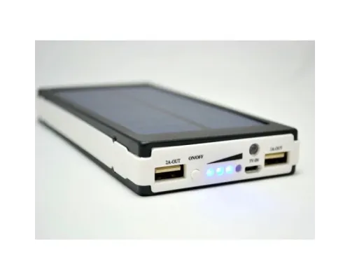 УМБ Power Bank Solar 90000 mAh мобильное зарядное с солнечной панелью и лампой, Power Bank Charger ART-4531