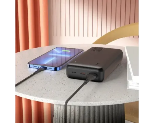 Зовнішній акумулятор Power bank HOCO J87A Tacker PD20W+QC3.0 20000 mAh батарея заряджання Чорний Зовнішній акумулятор Power bank HOCO J87A Tacker PD20W+QC3.0 20000 mAh батарея заряджання Чорний