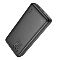 Зовнішній акумулятор Power bank HOCO J87A Tacker PD20W+QC3.0 20000 mAh батарея заряджання Чорний