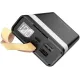 Повербанк BOROFONE BJ18-20000мАг Power Bank з цифровим дисплеєм, ліхтарем, 2хUSB Чорний BYT