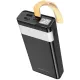 Повербанк BOROFONE BJ18-20000мАг Power Bank з цифровим дисплеєм, ліхтарем, 2хUSB Чорний BYT