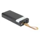 Повербанк BOROFONE BJ18-20000мАг Power Bank з цифровим дисплеєм, ліхтарем, 2хUSB Чорний BYT
