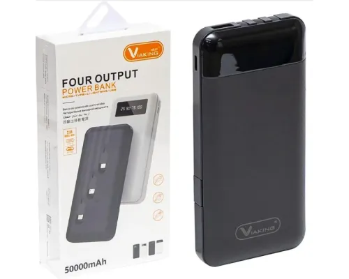 Павербанк 5000 mAh вбудовані кабелі USB, micro USB, Type-C, Lightning з Підставкою для телефона, Портативна Павербанк 5000 mAh вбудовані кабелі USB, micro USB, Type-C, Lightning з Підставкою для телефона, Портативна