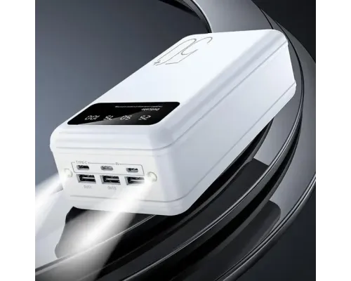 Повербанк power bank Viaking 50000 mAh YM-500 3 USB Type-C с фонариком Белый Повербанк power bank Viaking 50000 mAh YM-500 3 USB Type-C с фонариком Белый