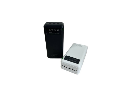 Повербанк power bank Viaking 50000 mAh YM-500 3 USB Type-C с фонариком Белый Повербанк power bank Viaking 50000 mAh YM-500 3 USB Type-C с фонариком Белый