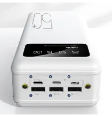 Повербанк power bank Viaking 50000 mAh YM-500 3 USB Type-C с фонариком Белый