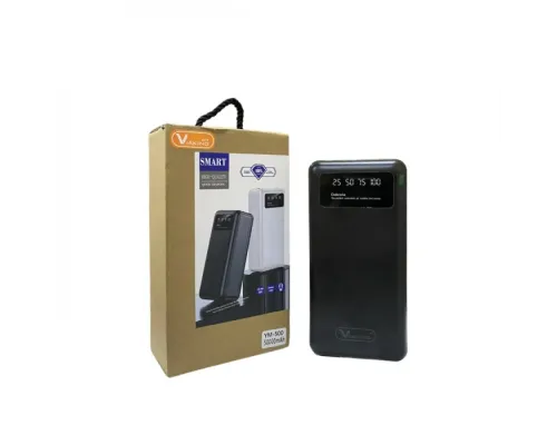 Зарядний пристрій Power Bank Viaking 50000 mAh smartquality N7 на 3 роз'єми з ліхтариком, Портативна бат