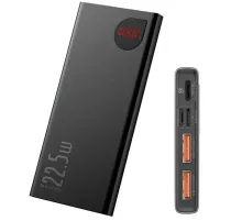 Портативний ЗП Baseus Adaman Metal Digital Display QC 22.5 W 20000 mAh Чорний