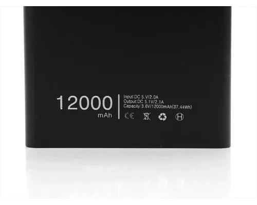 Power bank 12000mAh (3000mAh) Boro JS-33
