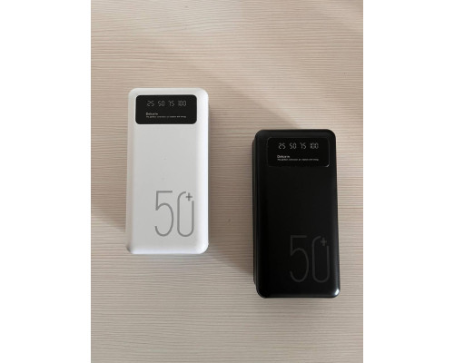 Зарядний пристрій Power Bank Viaking 50000 mAh smartquality N7 на 3 роз'єми з ліхтариком, Портативна бат