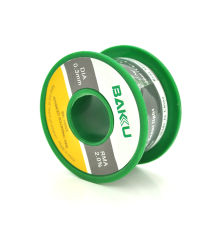 Припій BAKKU дротяний Solder wire BK10003 DIA 0,3mm (50g), OEM