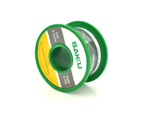 Припій BAKKU дротяний Solder wire BK10003 DIA 0,3mm (50g), OEM