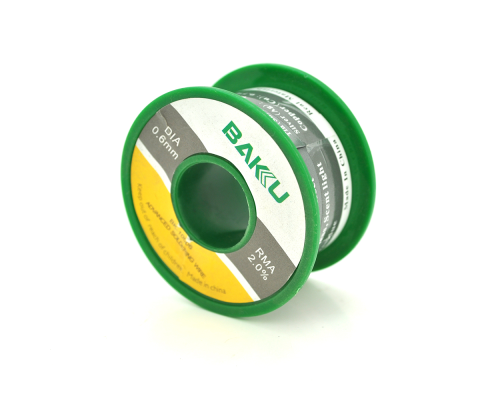 Припій BAKKU дротяний Solder wire BK10006 DIA 0,6mm (50g)